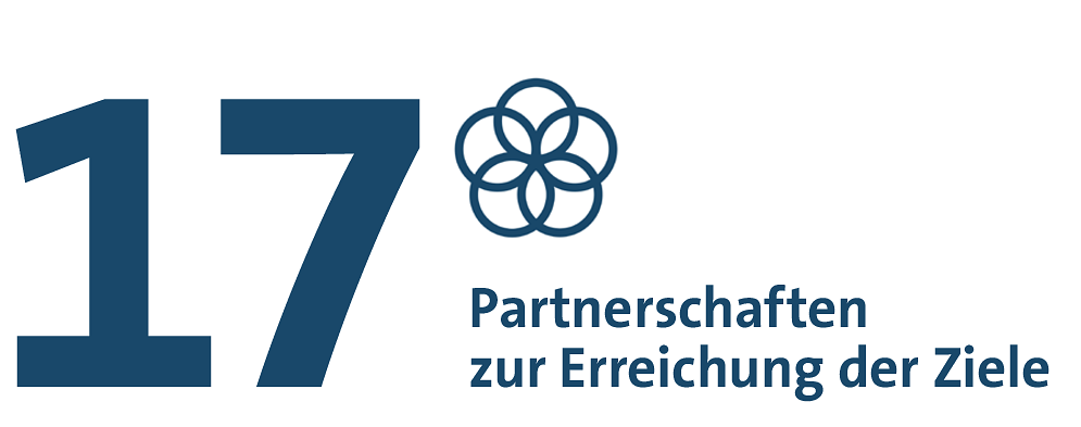 SDG 17: Part­ner­schaf­ten zur Erreichung der Ziele.