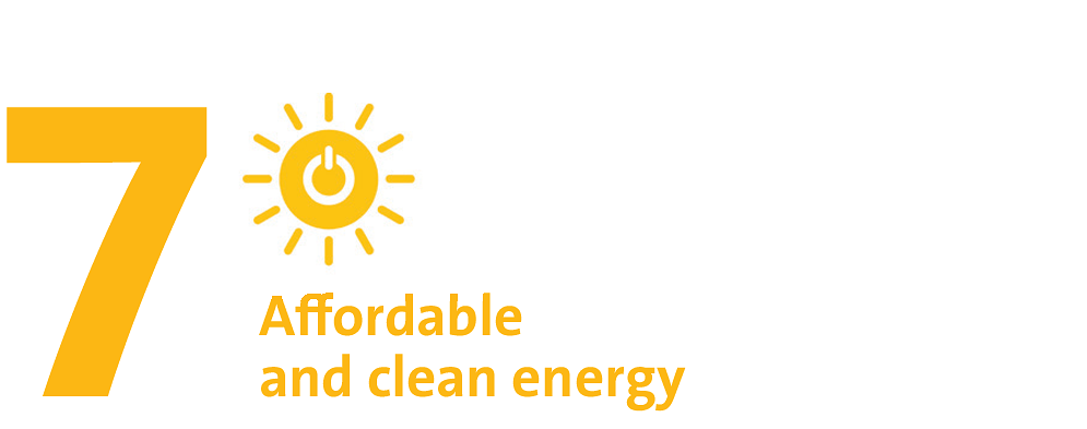 SDG 7: Affordable and clean energy.