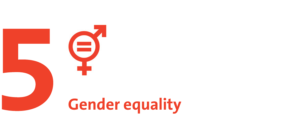 SDG 5: Gender equality.